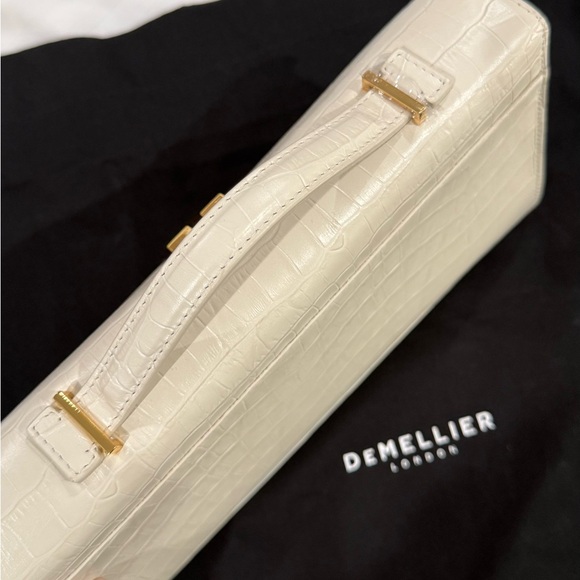 DeMellier Elegant White Croc-Embossed Women's Bag (Brand New) - Picture 7 of 10